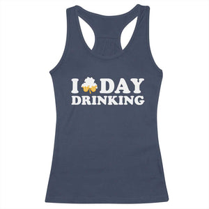 St Patricks Day Irish Beer Racerback Tank Top Funny Drinking Party TS10 Navy Print Your Wear