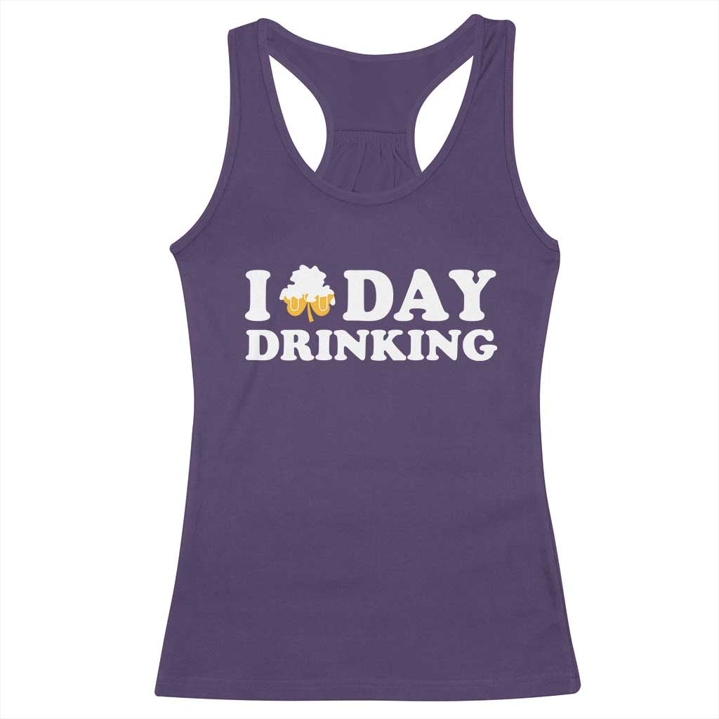 St Patricks Day Irish Beer Racerback Tank Top Funny Drinking Party TS10 Purple Print Your Wear