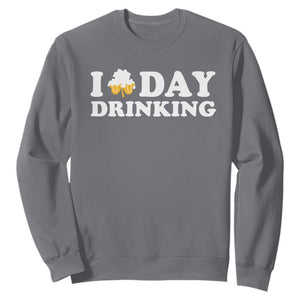 St Patricks Day Irish Beer Sweatshirt Funny Drinking Party TS10 Charcoal Print Your Wear