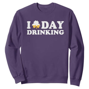 St Patricks Day Irish Beer Sweatshirt Funny Drinking Party TS10 Purple Print Your Wear
