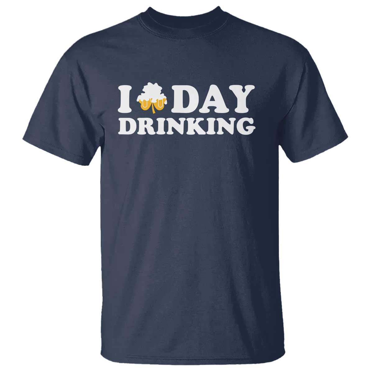 St Patricks Day Irish Beer T Shirt Funny Drinking Party TS10 Navy Print Your Wear