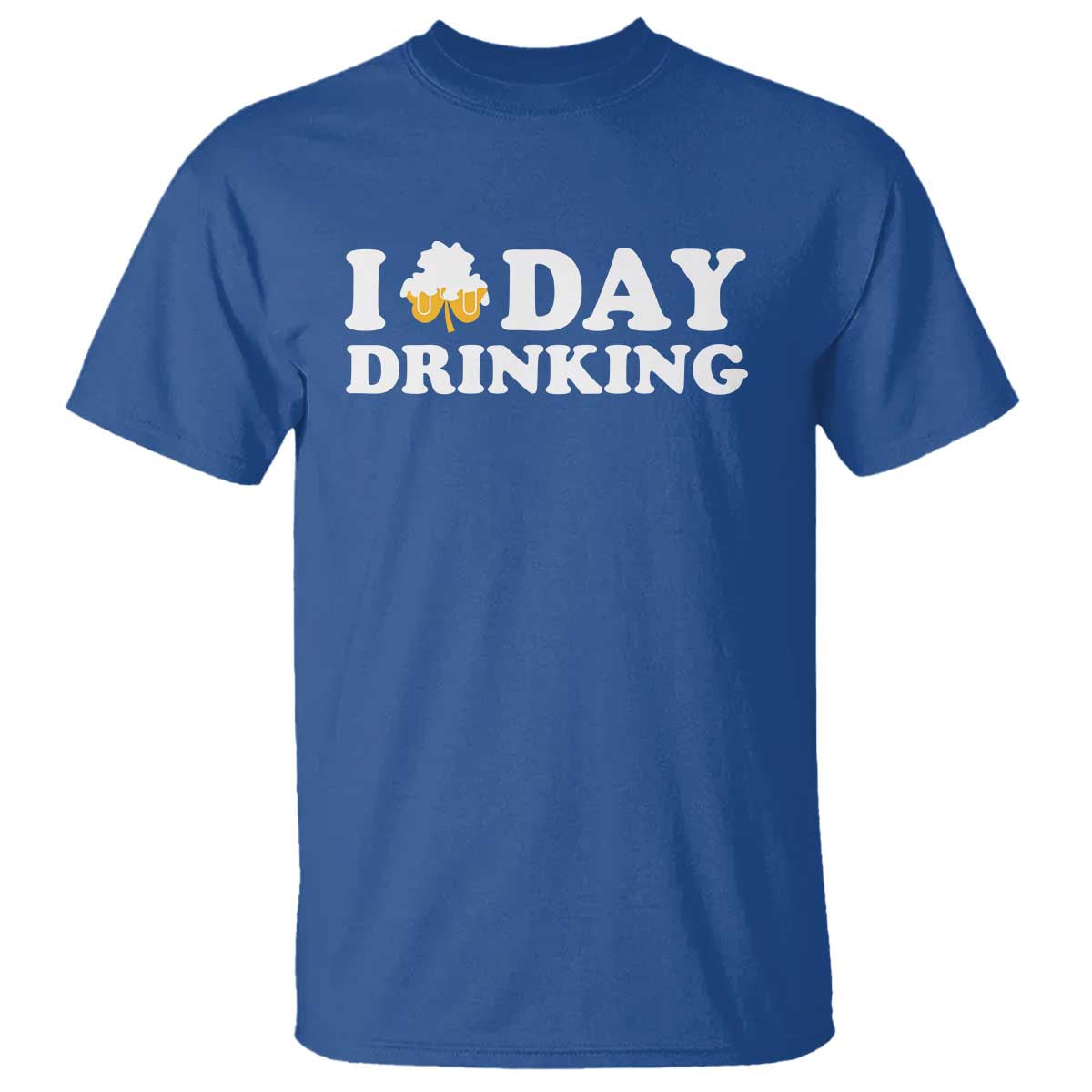 St Patricks Day Irish Beer T Shirt Funny Drinking Party TS10 Royal Blue Print Your Wear