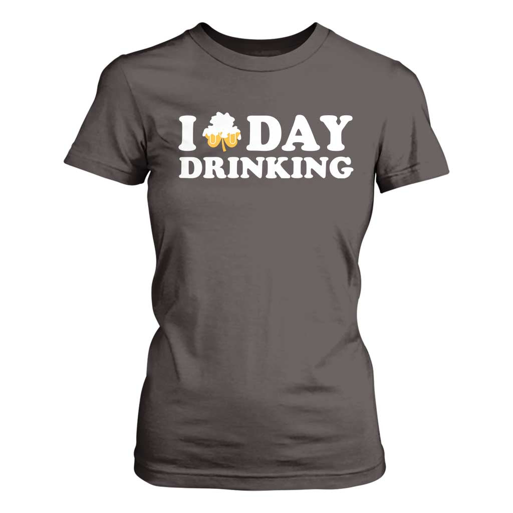 St Patricks Day Irish Beer T Shirt For Women Funny Drinking Party TS10 Dark Chocolate Print Your Wear