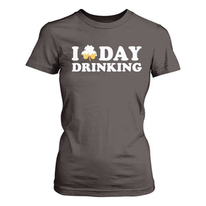 St Patricks Day Irish Beer T Shirt For Women Funny Drinking Party TS10 Dark Chocolate Print Your Wear