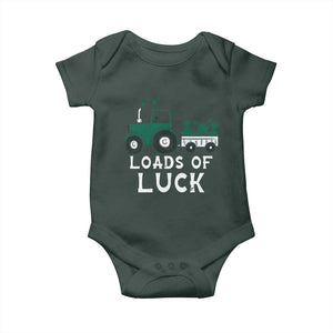 Boys St Patricks Day Baby Onesie Loads Of Luck Lucky Tractor Truck TS10 Print Your Wear