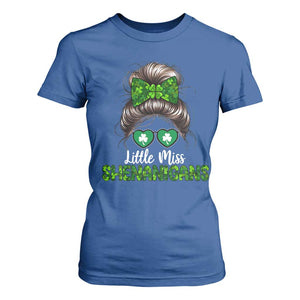 Little Miss Shenanigans St Patricks Day T Shirt For Women Kids Girls Toddler TS10 Royal Blue Print Your Wear