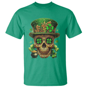 Sugar Skull St Patrick Day T Shirt De Los Muertos Lucky Shamrock TS10 Irish Green Print Your Wear