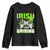 Funny Gamer St Patricks Day Youth Sweatshirt Irish I Was Gaming Video Games Lovers TS10 Black Print Your Wear