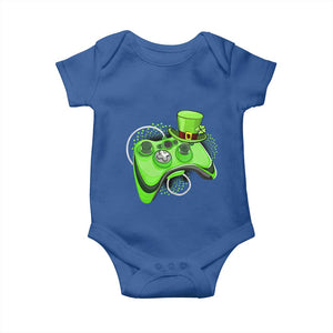 Irish Video Game Controller St Patrick Day Gamer Baby Onesie TS10 Royal Blue Print Your Wear