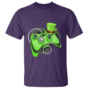 Irish Video Game Controller St Patrick Day Gamer T Shirt TS10 Purple Print Your Wear