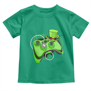 Irish Video Game Controller St Patrick Day Gamer Toddler T Shirt TS10 Irish Green Print Your Wear
