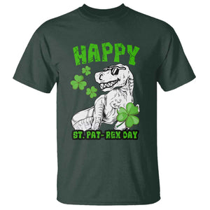 Dinosaur St Patricks Day T Shirt Irish Boy School Toddler TS10 Dark Forest Green Print Your Wear