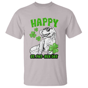 Dinosaur St Patricks Day T Shirt Irish Boy School Toddler TS10 Ice Gray Print Your Wear