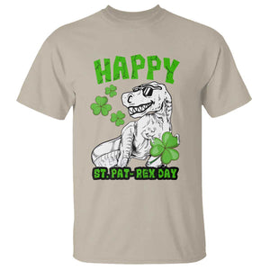 Dinosaur St Patricks Day T Shirt Irish Boy School Toddler TS10 Sand Print Your Wear