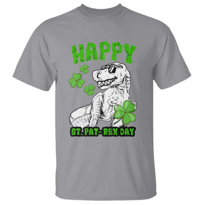 Dinosaur St Patricks Day T Shirt Irish Boy School Toddler TS10 Sport Gray Print Your Wear