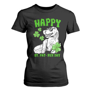 Dinosaur St Patricks Day T Shirt For Women Irish Boy School Toddler TS10 Black Print Your Wear