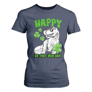 Dinosaur St Patricks Day T Shirt For Women Irish Boy School Toddler TS10 Navy Print Your Wear