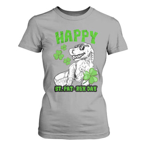 Dinosaur St Patricks Day T Shirt For Women Irish Boy School Toddler TS10 Sport Gray Print Your Wear