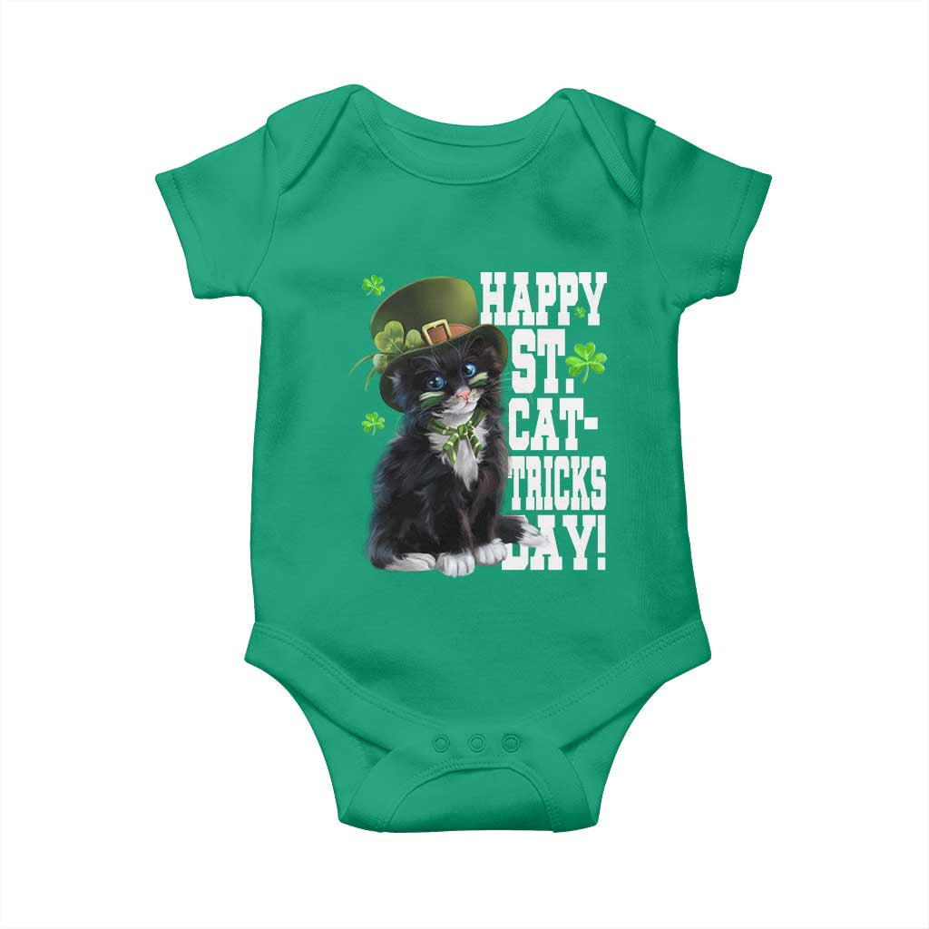 Shamrock Cat St Patricks Day Baby Onesie Kitty Mom Gift TS10 Irish Green Print Your Wear