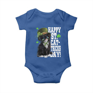 Shamrock Cat St Patricks Day Baby Onesie Kitty Mom Gift TS10 Royal Blue Print Your Wear