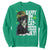 Shamrock Cat St Patricks Day Sweatshirt Kitty Mom Gift TS10 Irish Green Print Your Wear