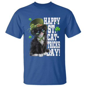 Shamrock Cat St Patricks Day T Shirt Kitty Mom Gift TS10 Royal Blue Print Your Wear