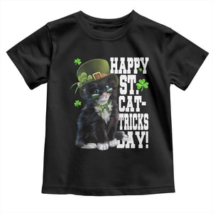 Shamrock Cat St Patricks Day Toddler T Shirt Kitty Mom Gift TS10 Black Print Your Wear