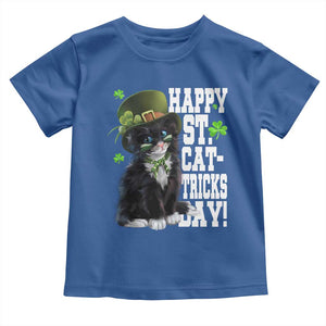 Shamrock Cat St Patricks Day Toddler T Shirt Kitty Mom Gift TS10 Royal Blue Print Your Wear