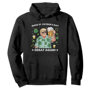 Funny Trump St Patrick's Day Hoodie Funny Beer Drinking TS10 Black Print Your Wear