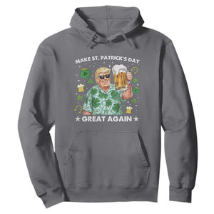 Funny Trump St Patrick's Day Hoodie Funny Beer Drinking TS10 Charcoal Print Your Wear