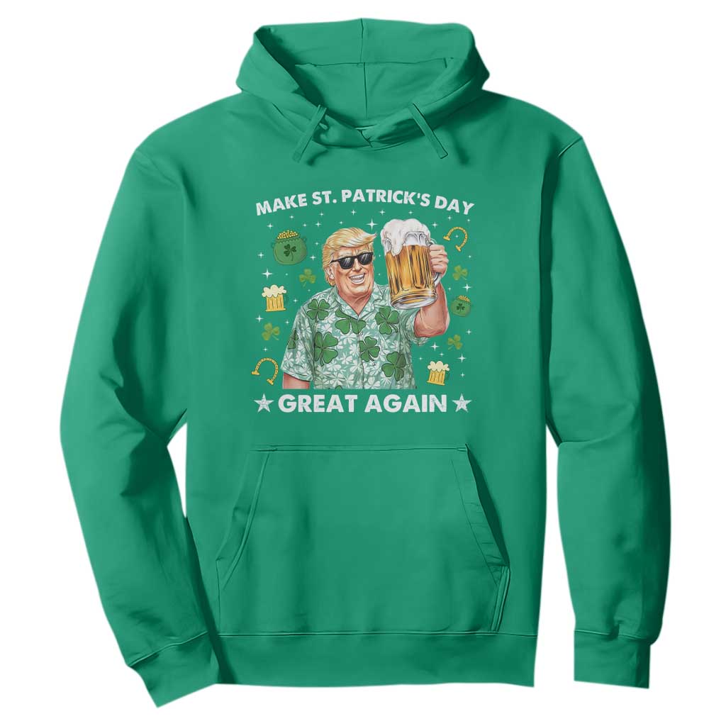 Funny Trump St Patrick's Day Hoodie Funny Beer Drinking TS10 Irish Green Print Your Wear