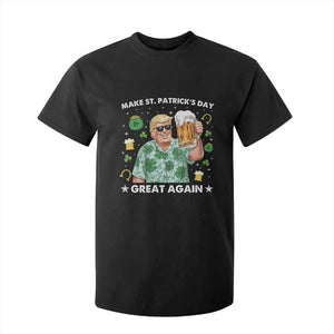 Funny Trump St Patrick's Day T Shirt For Kid Funny Beer Drinking TS10 Black Print Your Wear