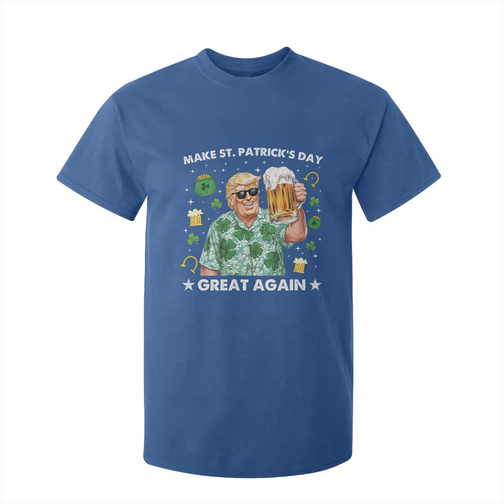 Funny Trump St Patrick's Day T Shirt For Kid Funny Beer Drinking TS10 Royal Blue Print Your Wear