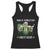 Make St Patrick's Day Great Again Funny Trump Racerback Tank Top American Flag Beer Drinking Trump TS10 Black Print Your Wear