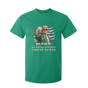 Make St Patricks Day Great Again Trump T Shirt For Kid Funny Irish American Flag TS10 Irish Green Print Your Wear