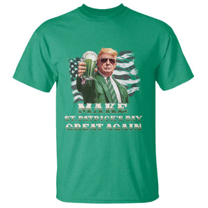 Make St Patricks Day Great Again Trump T Shirt Funny Irish American Flag TS10 Irish Green Print Your Wear