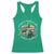 Funny Trump Make St Patrick's Day Great Again Racerback Tank Top American Flag Dancing Trump TS10 Irish Green Print Your Wear