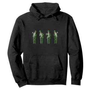 Dancing Trump Funny St Patricks Day Hoodie TS10 Black Print Your Wear