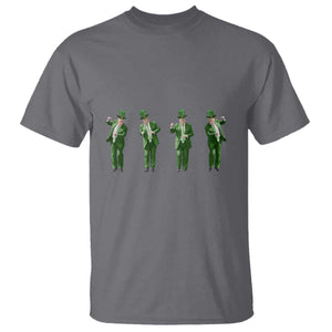 Dancing Trump Funny St Patricks Day T Shirt TS10 Charcoal Print Your Wear