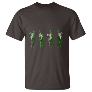 Dancing Trump Funny St Patricks Day T Shirt TS10 Dark Chocolate Print Your Wear