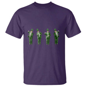 Dancing Trump Funny St Patricks Day T Shirt TS10 Purple Print Your Wear