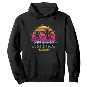 Welcome To America's Gulf Hoodie Est 2025 Retro Vintage Summer Vibes TS10 Black Print Your Wear