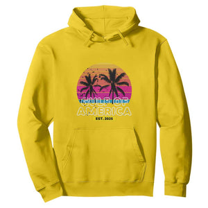 Welcome To America's Gulf Hoodie Est 2025 Retro Vintage Summer Vibes TS10 Daisy Print Your Wear