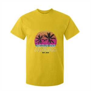 Welcome To America's Gulf T Shirt For Kid Est 2025 Retro Vintage Summer Vibes TS10 Daisy Print Your Wear