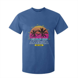 Welcome To America's Gulf T Shirt For Kid Est 2025 Retro Vintage Summer Vibes TS10 Royal Blue Print Your Wear