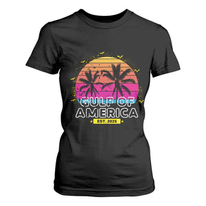 Welcome To America's Gulf T Shirt For Women Est 2025 Retro Vintage Summer Vibes TS10 Black Print Your Wear