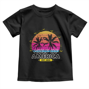 Welcome To America's Gulf Toddler T Shirt Est 2025 Retro Vintage Summer Vibes TS10 Black Print Your Wear