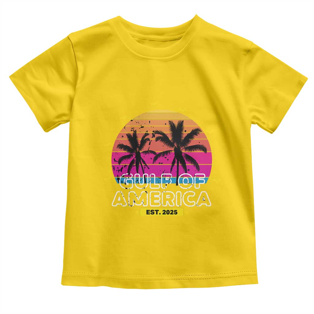 Welcome To America's Gulf Toddler T Shirt Est 2025 Retro Vintage Summer Vibes TS10 Daisy Print Your Wear