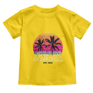 Welcome To America's Gulf Toddler T Shirt Est 2025 Retro Vintage Summer Vibes TS10 Daisy Print Your Wear