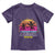 Welcome To America's Gulf Toddler T Shirt Est 2025 Retro Vintage Summer Vibes TS10 Purple Print Your Wear
